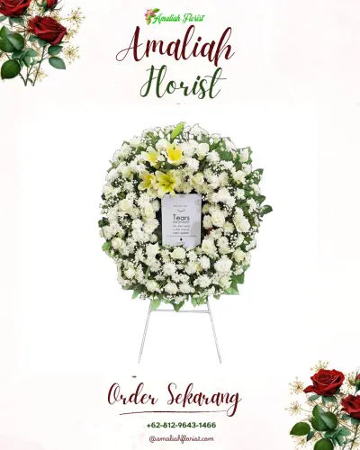 Krans Bunga Duka Cita di Kadu Jaya