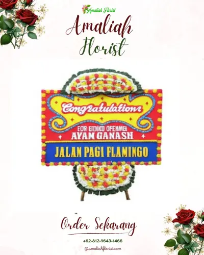 Bunga Papan Congratulation di Kadu Jaya